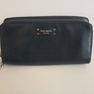 Kate Spade Large Navy Leather Staci Carryal